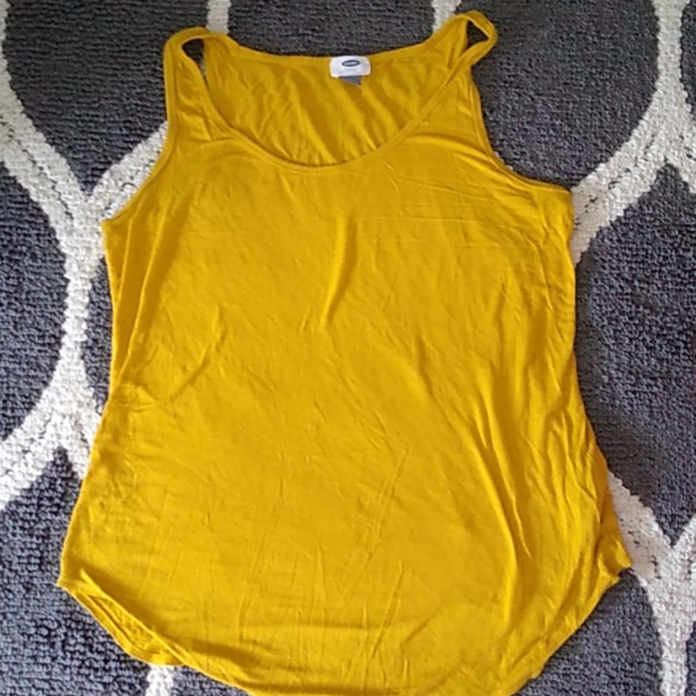 Old navy yellow tank top